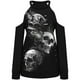 thumbnail image 5 of Blusa de manga larga con cuello redondo y estampado de Halloween para mujer a la moda de verano Fridja ghj987+310, 5 of 8