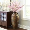 thumbnail image 3 of Artificial Cherry Blossom Branches Fake Flower Silk Tall Stems for Home Wedding Table Vase Decor (4 Pcs, Pink), 3 of 5