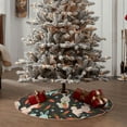 thumbnail image 4 of Balery Rabbit Is Eating Carrots Printed Christmas Tree Skirt , Merry Christmas Party Christmas Tree Decoration,Adjustable Tree Skirt-30", 4 of 6