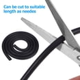 thumbnail image 6 of FOMIYES Door Weather p Black Epdm Foam Seal with Adhesive Easy Install for Home and Car, 6 of 8