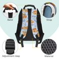 thumbnail image 4 of Yuyamidu Capybara School Backpack for Boys Girls, Kids School Bag and Lunch Bag Set, Lightweight Book Bag Set with Pencil Case Water Bottle Holder, Back to School Gifts, Set of 4, Beige, 4 of 8