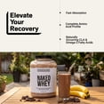 thumbnail image 4 of NAKED Whey Protein Supplement Powder, Chocolate, GMO Free, Soy Free, Gluten Free Aid Muscle Growth and Recovery 60 Servings, 5 Ib, 4 of 8