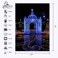 thumbnail image 3 of ABPHOTO Polyester 5x7ft Beautiful City Night View Backdrop Lights Decoration Square Photography Background Party Photo Shooting Props, 3 of 5