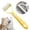 D, variant on Blue Double Sided Pet Grooming Brush for Dogs Cats, Dual Use Deshedding Dematting Rake Comb Removes Undercoat Tangled Loose Hair