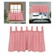 thumbnail image 3 of Cenefa de ventana,Cenefa de ventana Cortina corta con bolsillo para barra,Cortina de panel con ojales,cortinas texturizadas de arpillera,Cenefa de media cortina reductora de iluminación para, 3 of 8