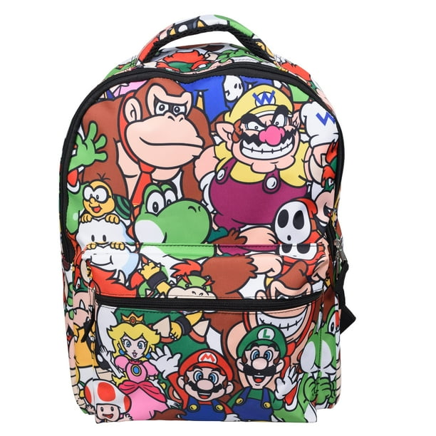Mochila Nintendo Super Mario para ninos y ninas de 16 pulgadas Walmart en linea