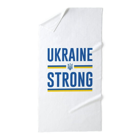 CafePress - Ukraine Strong - Large Beach Towel, Soft 30"x60" Towel with Unique Design
