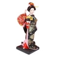 thumbnail image 2 of Muñeca geisha japonesa étnica, figura coleccionable, adorno de 23 cm, estatua artesanal de mujer, muñeca kimono para mesa, estante, regalo para niños Estilo J, 2 of 8