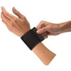 Mueller Elastic Wrist Support with Loop, Black, One Size Fits Most