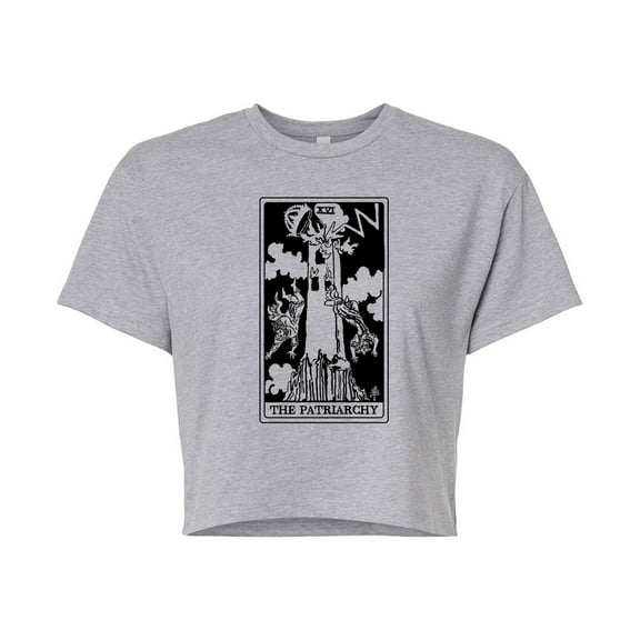 Instant Message - The Patriarchy Tower Tarot - Cropped Tee