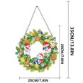 thumbnail image 3 of Guirnalda Taladro DIY Con Forma Especial Oso Navideña Pingüino Y Papá Noel, 3 of 9