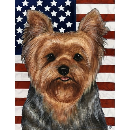 Yorkie Puppy Cut - Best of Breed  Patriotic II Garden