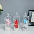 thumbnail image 3 of Candle Lamp Eternal Flower Led Flameless Candles 1pc/2pcs Flickering Pillar Lights for Valentine's Day Wedding Home Decor Exquisite Candle for Festive, 3 of 8