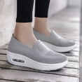 thumbnail image 2 of Peinaina Sneakers, Women's Slip-On Walking Sneakers with Air Cushion, Orthopedic Arch Support, Wide Fit, 2 of 6