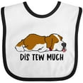 thumbnail image 3 of Inktastic Napping Dis Tew Much St. Bernard Boys or Girls Baby Bib, 3 of 4