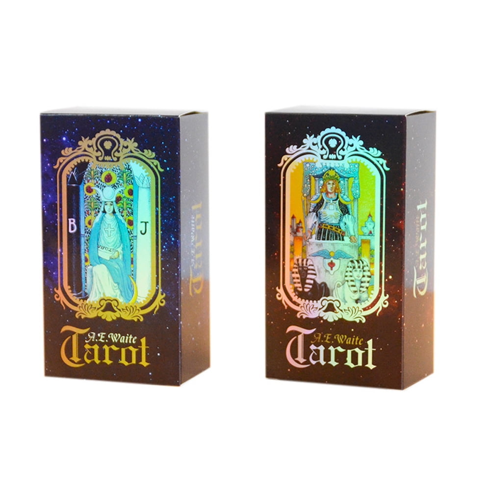 MERSARIPHY Classic Tarot Deck Cards Laser King and Queen Student Leisure  Game Card, English Version (Random Delivered) - Walmart.com