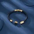 thumbnail image 6 of Stainless Steel Infinity Locket Leather Funeral Urns Bracelet for Cremation Ashes Holder Memorial Bracelet, 6 of 6