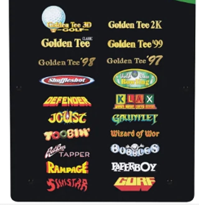 Arcade1UP XL SIZE Golden Tee 3D x Midway Legacy XL Arcade Machine 20 GAMES 20-In-1