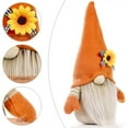 thumbnail image 4 of Holzlrgus 2Pcs Fall Gnomes Plush Thanksgiving Decorations Handmade Swedish Tomte Doll Mr and Mrs Scandinavian Gnomes Autumn Plush Gnome Decor Thanksgiving Day Gift Table Ornaments, 4 of 7