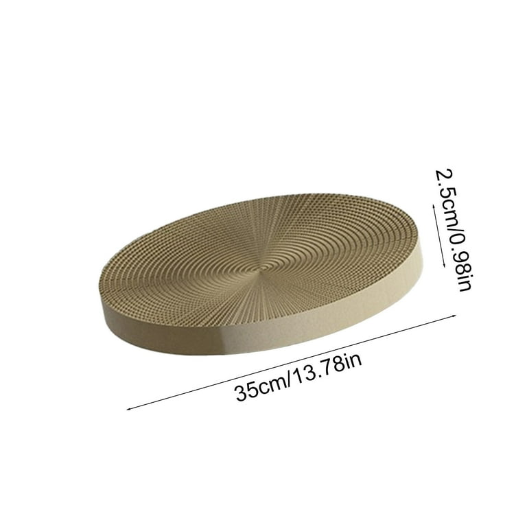 Yaoyar Round Cat Scratcher Refill Cardboard Cat Scratcher
