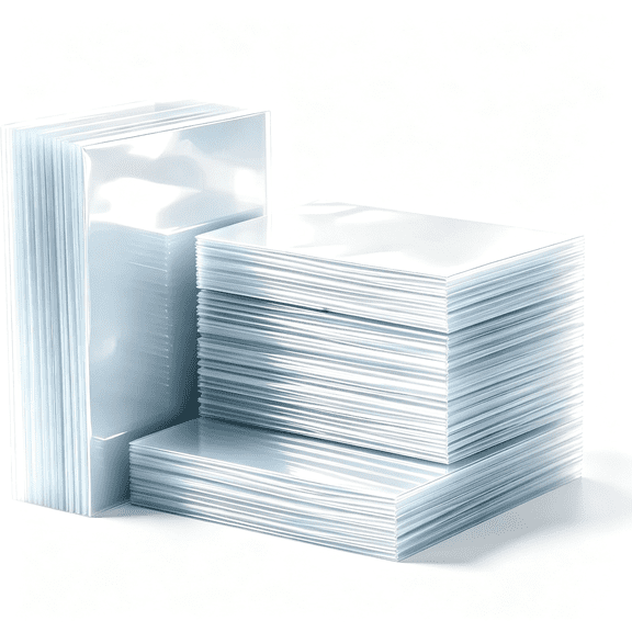 CCOCC 200Pcs Card Sleeves,Penny Sleeve,Trading Card Sleeve,Clear Inner Protector Fit for Mtg Tcg Baseball Football Soccer Sports Standard Trading Cards Sleeve