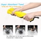 thumbnail image 3 of Toalla de baño para perros – Toalla de microfibra súper absorbente para perros y gatos pequeños, medianos y grandes, amarillo y gris 19.7" x 39.4" Rojo Verde, 3 of 5