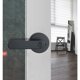 thumbnail image 4 of Cerradura de manija de palanca de puerta, manija de puerta de aleación de aluminio para dormitorio, guardarropa, sala de almacenamiento y uso de oficina, tamaño de cerradura 60/70 mm, redondo, negro esquí esquí Gafas de esquí, 4 of 4