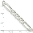 thumbnail image 2 of Sterling Silver Figaro Anchor Link Bracelet 8", 2 of 2