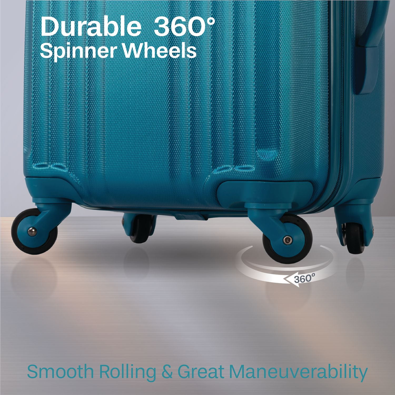 JetStream® Hardside Carry-On Luggage with wheels, 20 Inch Carry On Rolling Spinner Suitcase