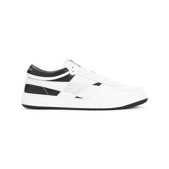 Givenchy Calf Leather Sneakers With Modern Accents White (Men's)
