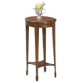 thumbnail image 5 of Home Square Table d'Appoint Ovale en Cerisier de Plantation - Ensemble de 2, 5 of 5
