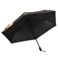 thumbnail image 5 of ALAZA Palm Retro Tree Boat UPF 50+ Compact Folding Umbrella for Rain Travel Umbrella Packable, 5 of 8