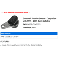 thumbnail image 2 of Camshaft Position Sensor - Compatible with 1995 - 2005 Buick LeSabre 1996 1997 1998 1999 2000 2001 2002 2003 2004, 2 of 2