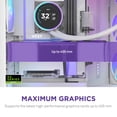 thumbnail image 4 of NZXT CMH92FWP1 H9 Flow RGB+ ATX Mid-Tower PC Case Dual Chamber White With 7 RGB Fans, 4 of 8