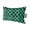 Dark Green, variant on Vintage Green Check Outdoor Pillows for Chaise Lounge Chair Waterproof Lumbar Pillows with Insert&Adjustable Elastic Strap Beach Headrest Pillow Geometric Tartan Plaid Ethnic Pool Pillow 11"x16"