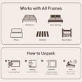 thumbnail image 5 of Queen Mattress, 12-inch Hybrid Queen Mattress in a Box, Memory Foam Mattress with Pocket Springs, Pressure Relief, Motion Isolation, CertiPUR-US Certified, 5 of 9
