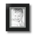 thumbnail image 2 of ArtToFrames 4x5 inch Black Velvet with Silver Picture Frame, Black MDF Poster Frame (4691), 2 of 8