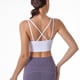 thumbnail image 4 of Mujeres Yoga Sólido Sin mangas Hombro frío Tanques casuales Blusa Tops Íntimos Fridja  nalpqowj36615, 4 of 6