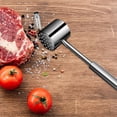 thumbnail image 6 of Meat Tenderizer Hammer Mallet Stainless Steel Durable Design for Home Kitchen Cooking Tool Use, 6 of 9