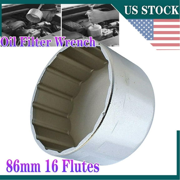 Oil Filters Wrench for 86mm Cartridge Style Oil Filter Housing Caps For BMW 325i