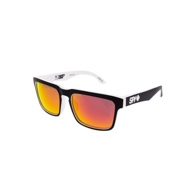 Spy Lunettes de Soleil 673015209365 Barre Lentilles Résistantes aux Rayures Forme Carrée, Blanc