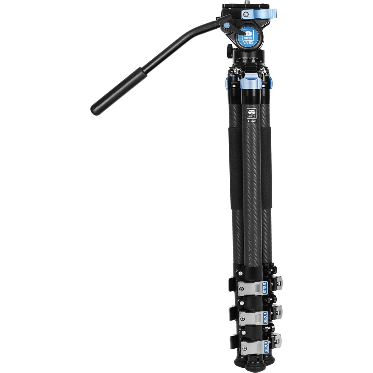 Sirui L-324F Landscape 4-Section Carbon Fiber Tripod with VA-5X Video Head