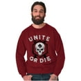 thumbnail image 5 of Unite or Die Defend Freedom Patriotic Sweatshirt for Men or Women Brisco Brands 2X, 5 of 6