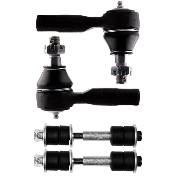 ECCPP 4pcs Front Inner Tie Rod End Front Sway Bar End Link fit for 2000-2004 For Nissan Xterra