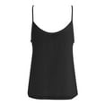 thumbnail image 5 of SNKSDGM Female Womens Tank Tops Dressy Casual V Neck Spaghetti Strap Tank Top with Built in Bra Women Splice Vest Tops Blouse Underwear Sleeveless Tank Solid Lace Tops Strap Women's Tanks & Xl, 5 of 5