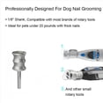 thumbnail image 2 of Accesorio Puntas para Amoladora Uñas para Perros para ,Brocas para Amoladora Uñas Giratorias para Perros Grandes,Medianos y Pequeños,Corte Uñas para Gatos,4 Piezas, 2 of 5