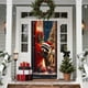 thumbnail image 4 of Decoraciones de Navidad Interior 35 X 71 Pulgadas Marco de Puerta de Navidad - Patrón de Santa Claus - Decoración de Puerta de Navidad - Decoración de Fiesta Del Festival, 4 of 6