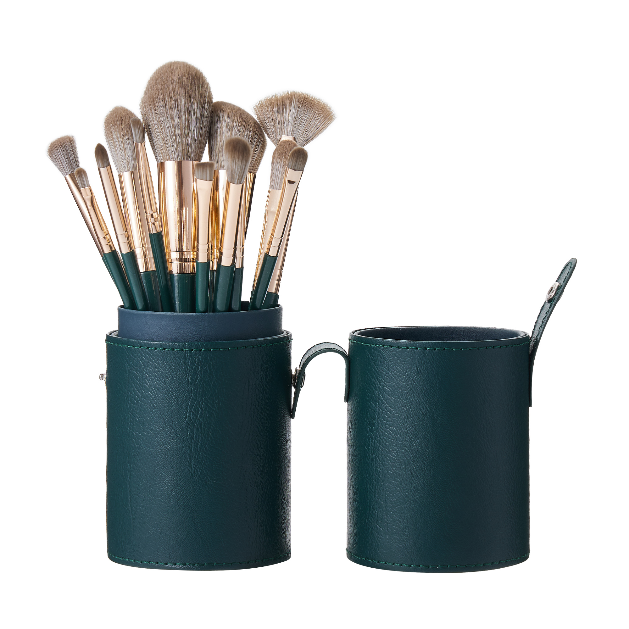 ELF Makeup Brush Set 14 Pcs Premium Synthetic Foundation Powder