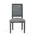 thumbnail image 5 of Noble House Beckstrom French Fabric Dining Chair, Set of 4, Gray, 5 of 12