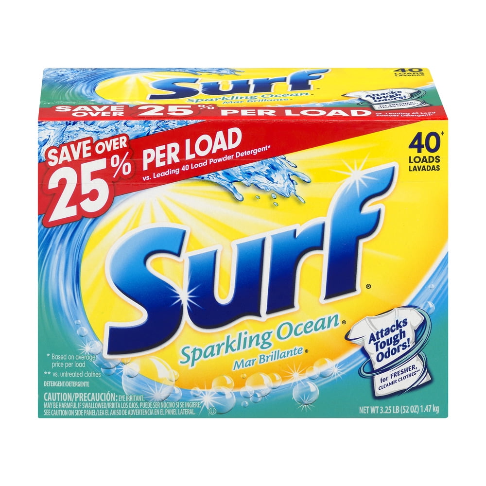Surf Sparkling Ocean Powder Laundry Detergent, 52 oz
